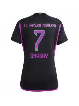 Bayern Munich Serge Gnabry #7 Auswärtstrikot für Frauen 2023-24 Kurzarm
